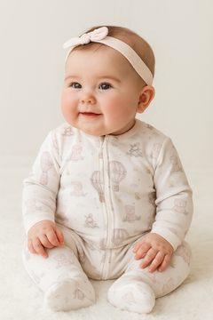 Macacão de bebê ribana estampada ovelha - comprar online
