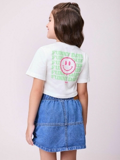 Blusa com patch smile - comprar online