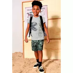 Conjunto de camiseta com bermuda Dino