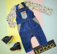 Jardineira com body - comprar online