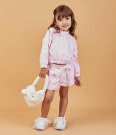 Conjunto de blusa e short ursinhos na internet