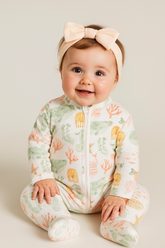 Macacão de bebê ribana canelada fundo do mar - comprar online