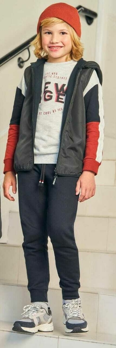 Conjunto de blusão e calça jogger em moletom com pelúcia - comprar online