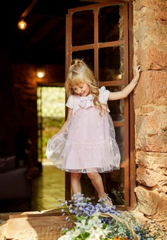 Vestido Celebrar Rosa Claro na internet