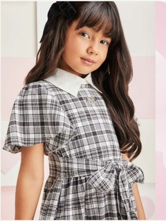 Vestido de tecido xadrez na internet