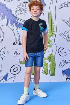 Bermuda em Jeans Bellini com Elastano - comprar online
