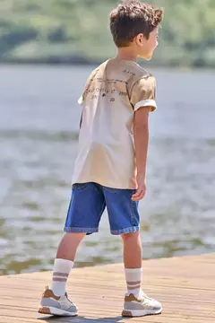 Bermuda em Jeans Bellini com Elastano - Tindolelê