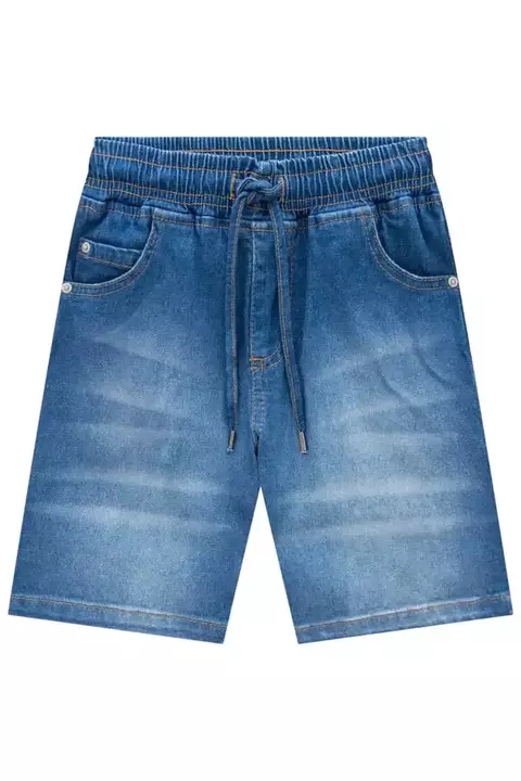 Bermuda em Jeans Guga com Elastano