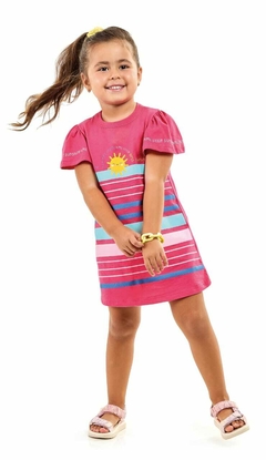 Vestido em meia malha 100% algodão