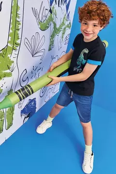 Camiseta em meia malha