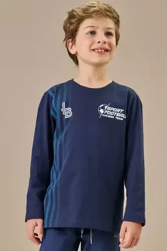 Camiseta em meia malha