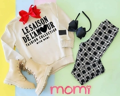 Conjunto Casaco e legging jacquard - comprar online