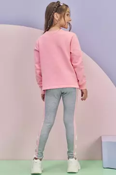 Conjunto de blusão em moletom com pelúcia e calça legging em Fly Tech na internet