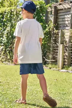 Conjunto de Camiseta em Meia Malha e Bermuda em Nylon Twill com Elastano na internet