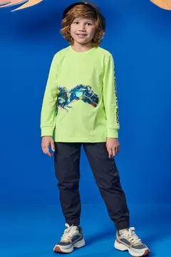 Conjunto de camiseta meia estação e calça jogger - comprar online