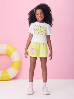 Conjunto Verde Melon com Pedrarias na internet