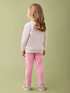 Conjunto de moletom com laço de tule e strass na internet