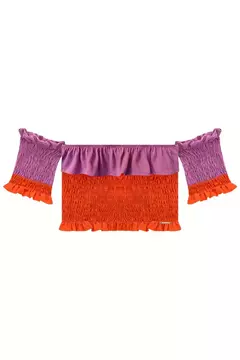 Cropped em Viscose Linen - Tindolelê