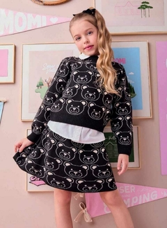 Conjunto de Tricot com Ursinhos na internet