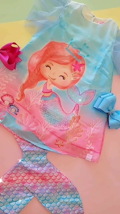 Vestido sereia com cauda