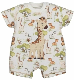 Macacão de bebê em suedine safari - comprar online