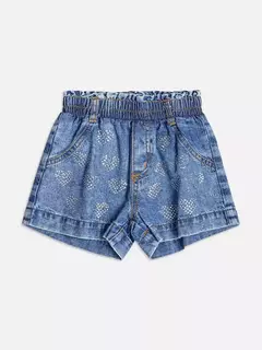 Shorts jeans com strass - comprar online