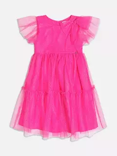 Imagem do Vestido pink de tule com glitter