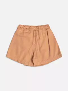 Short saia de sarja com pregas - Tindolelê