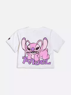 Blusa com estampa do Stitch e Angel - loja online