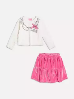 Conjunto de cotelê pink - Tindolelê