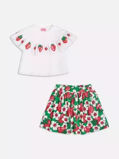 Conjunto Verde com Morangos - loja online