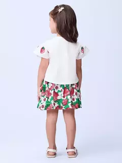 Conjunto Verde com Morangos na internet