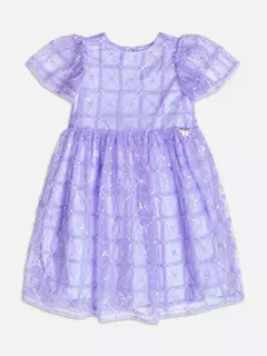 Imagem do Vestido de tule flor e paetê