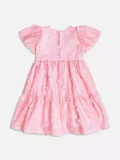 Imagem do Vestido de tule bordado com flores
