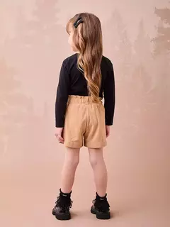 Conjunto bege de ursinho com strass na internet
