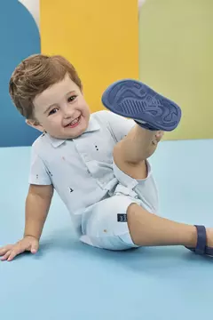 Macacão camisa em piquet com elastano
