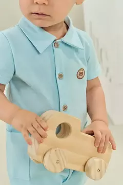 Macacão Camisa em Piquet com Elastano na internet