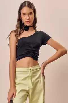Top Cropped em Cotton