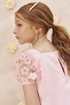 Vestido em Super Cetim e Tule Bordado na internet