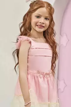 Vestido em Super Cetim e Tule Wave na internet