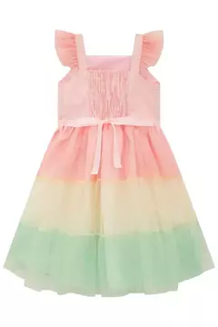 Imagem do Vestido em Super Cetim e Tule Wave