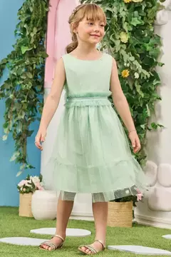 Vestido em Tule Wave - comprar online