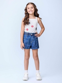 Imagem do Shorts jeans com strass