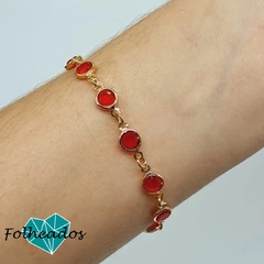Kit 10 Pulseiras Folheadas em Ouro - comprar online