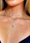 KIT 4 Colares Prata 925 Revenda Ponto de Luz e Chockers