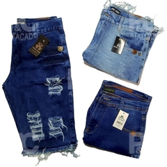 Kit 6 Bermudas Jeans Masculina