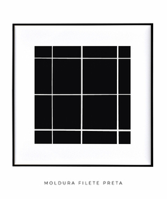 Quadros Grid color P&B Quadrado - loja online