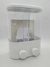 DISPENSER DE JABON LIQUIDO / ALCOHOL EN GEL DOBLE