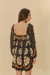 Vestido FARM Curto Estampado Flor Bordada - comprar online