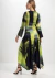 Vestido Lez a Lez Midi Estampado com Barra Assimétrica Aurora Boreal - comprar online
